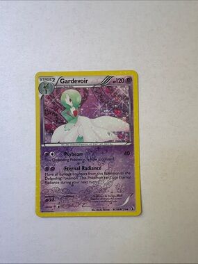 Pokemon Gardevoir Trading Card - Purple, Green, Yellow